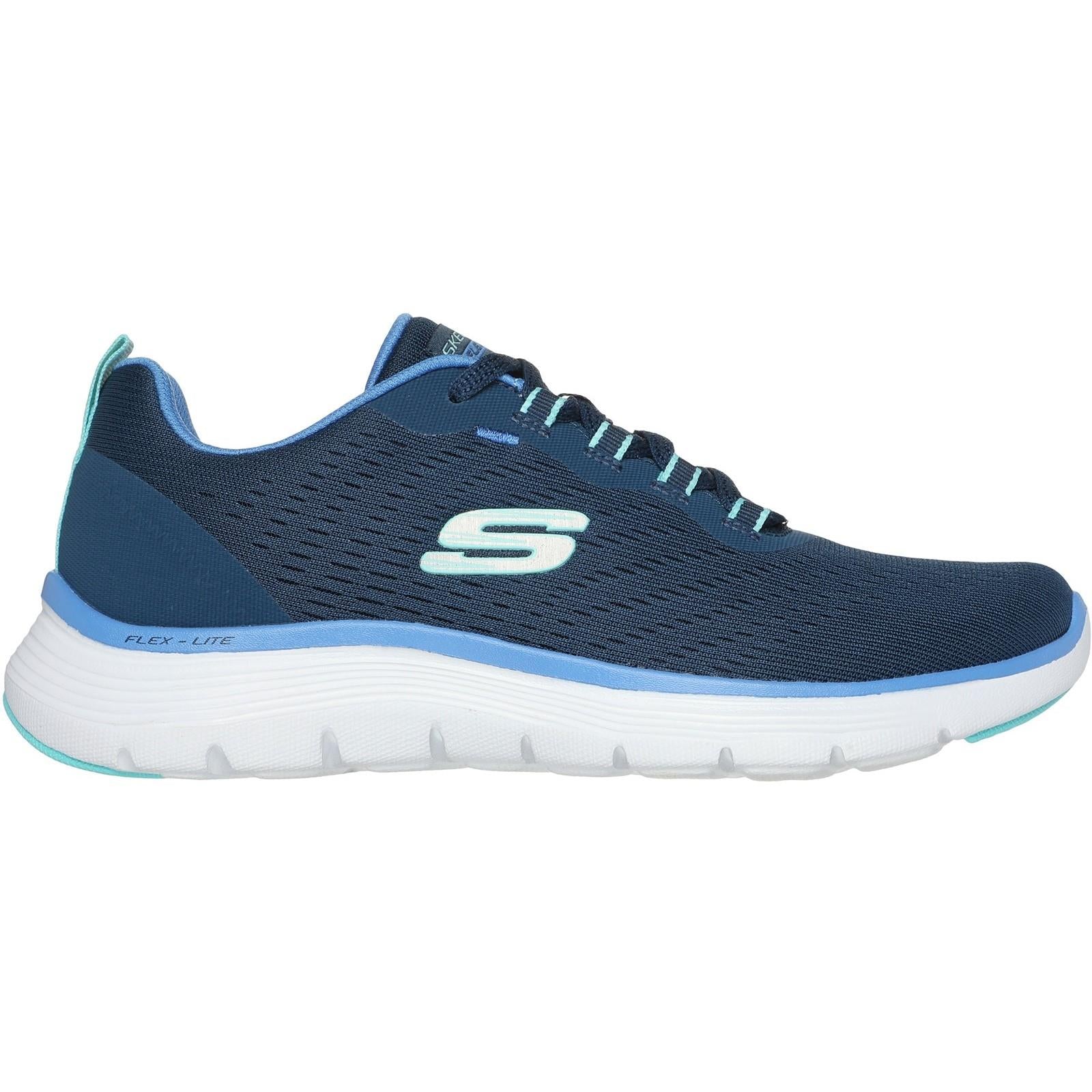 Women's Wide Fit Skechers 150201 Flex Appeal 5.0 New Path Trainer - Image 7