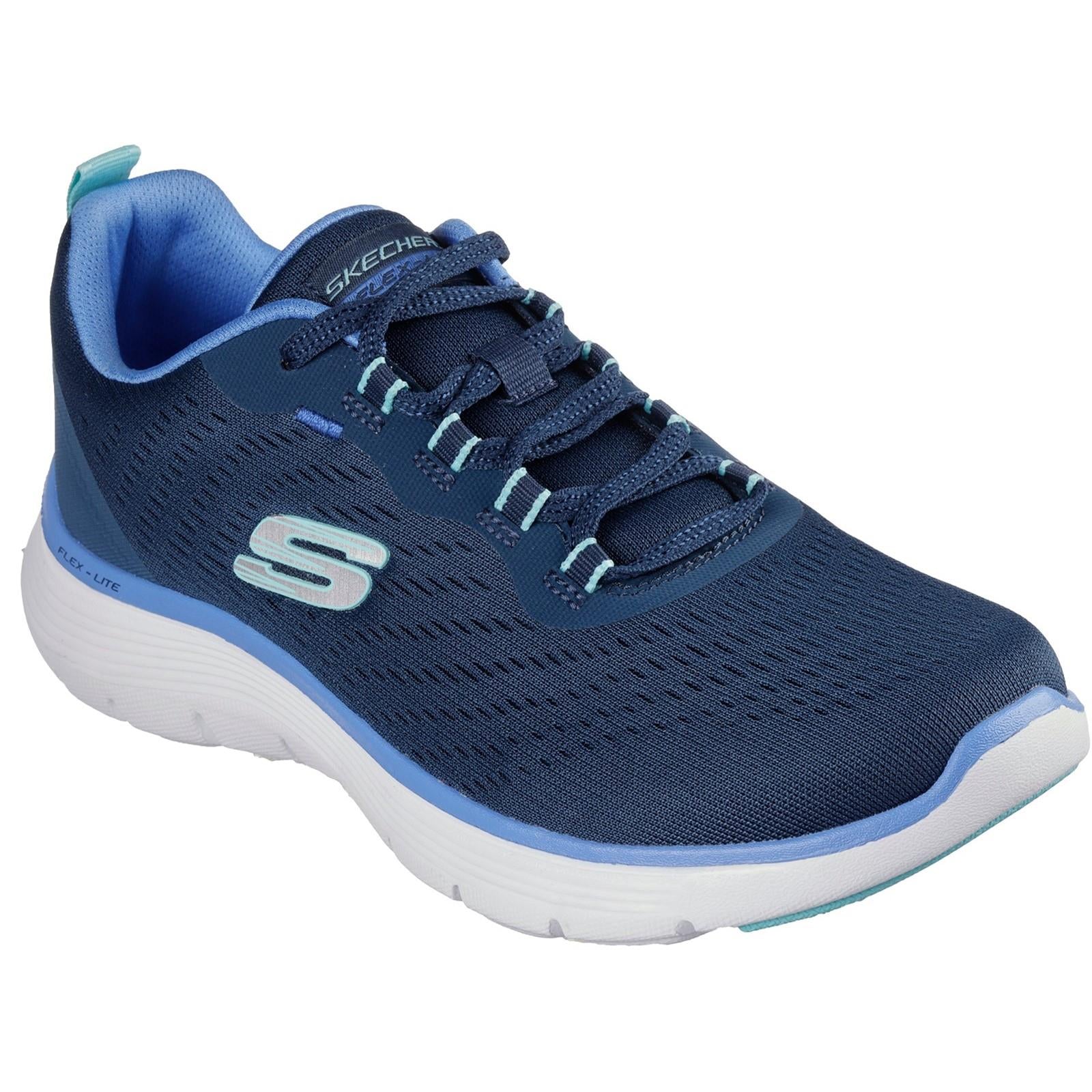 Women's Wide Fit Skechers 150201 Flex Appeal 5.0 New Path Trainer - Image 8