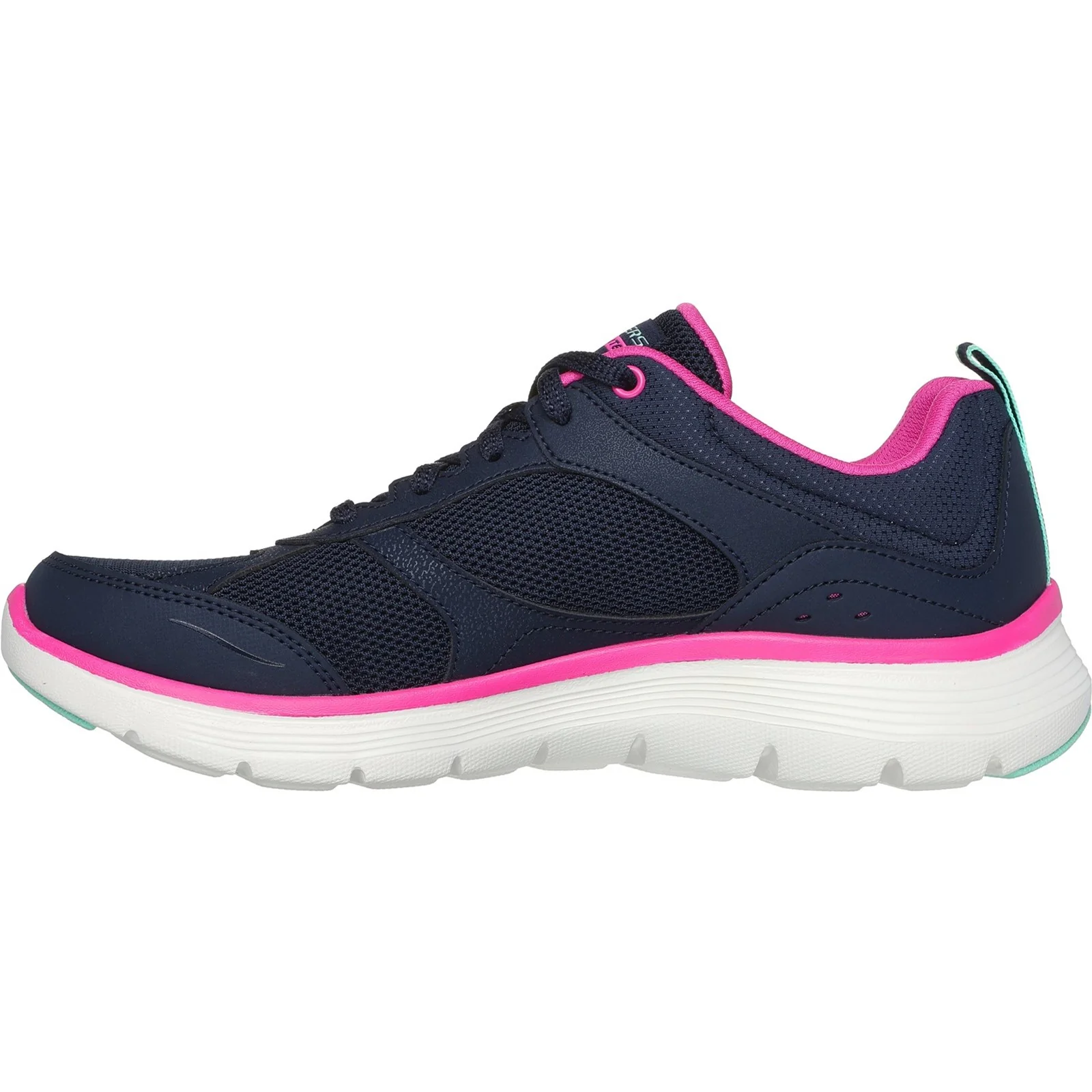 Womens Wide Fit Skechers 150202 Flex Appeal 5.0 Fresh Touch Trainers - Image 4