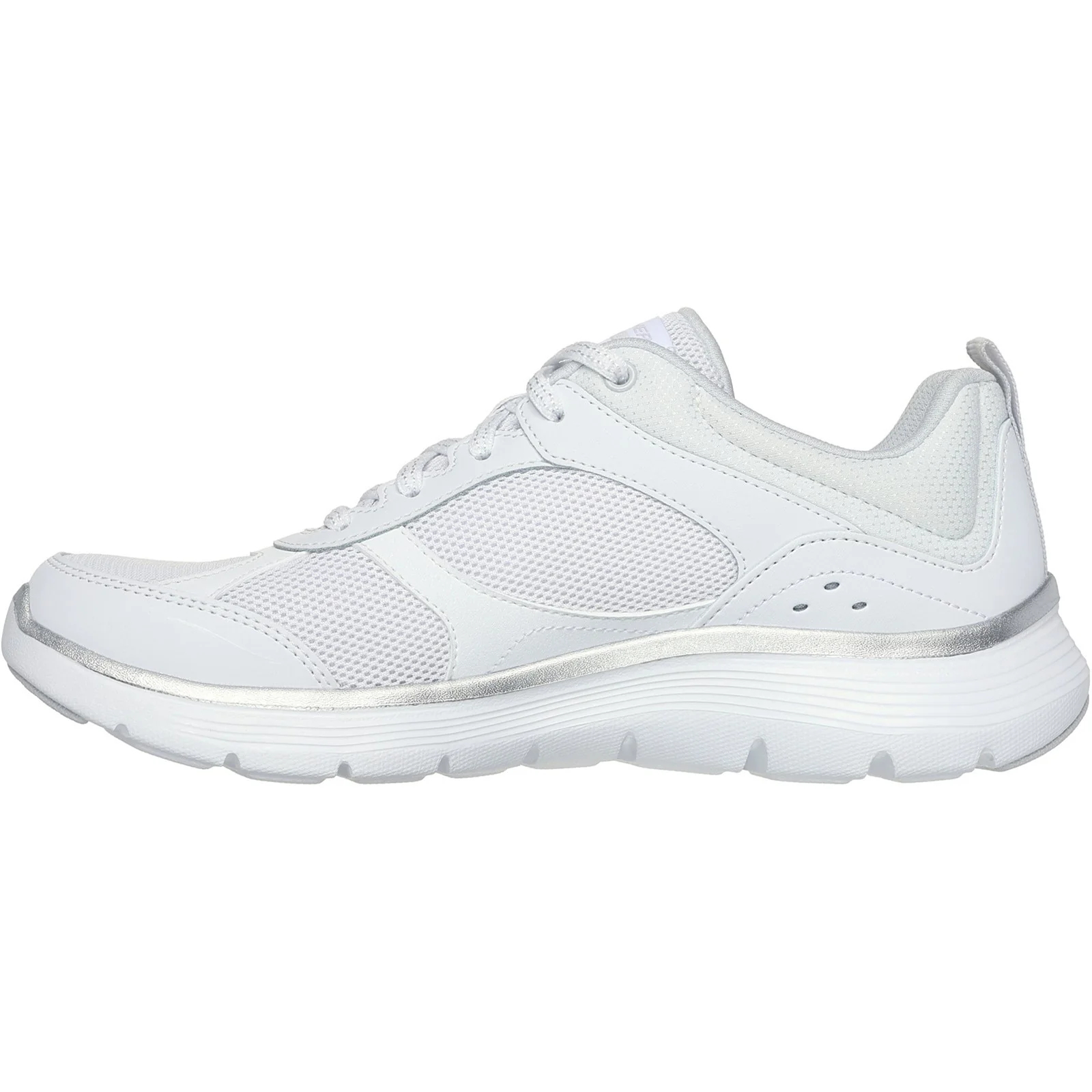 Womens Wide Fit Skechers 150202 Flex Appeal 5.0 Fresh Touch Trainers - Image 9