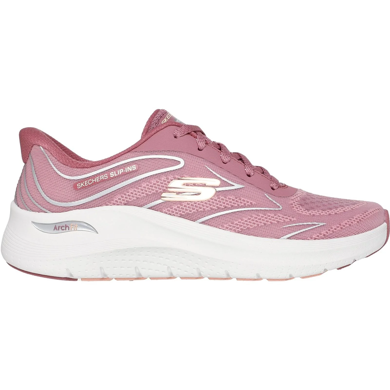 Women's Wide Fit Skechers 150328 Slip-ins Arch Fit 2.0 Sleek Stride Trainers - Image 2