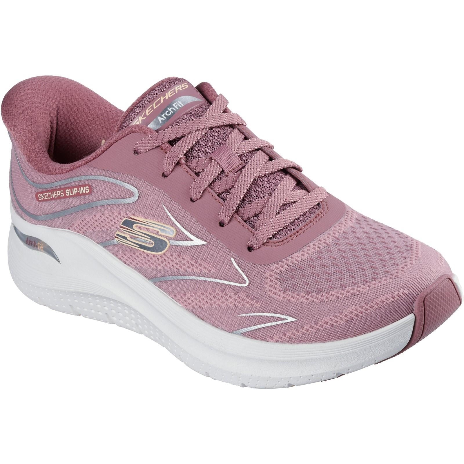 Women's Wide Fit Skechers 150328 Slip-ins Arch Fit 2.0 Sleek Stride Trainers - Image 3