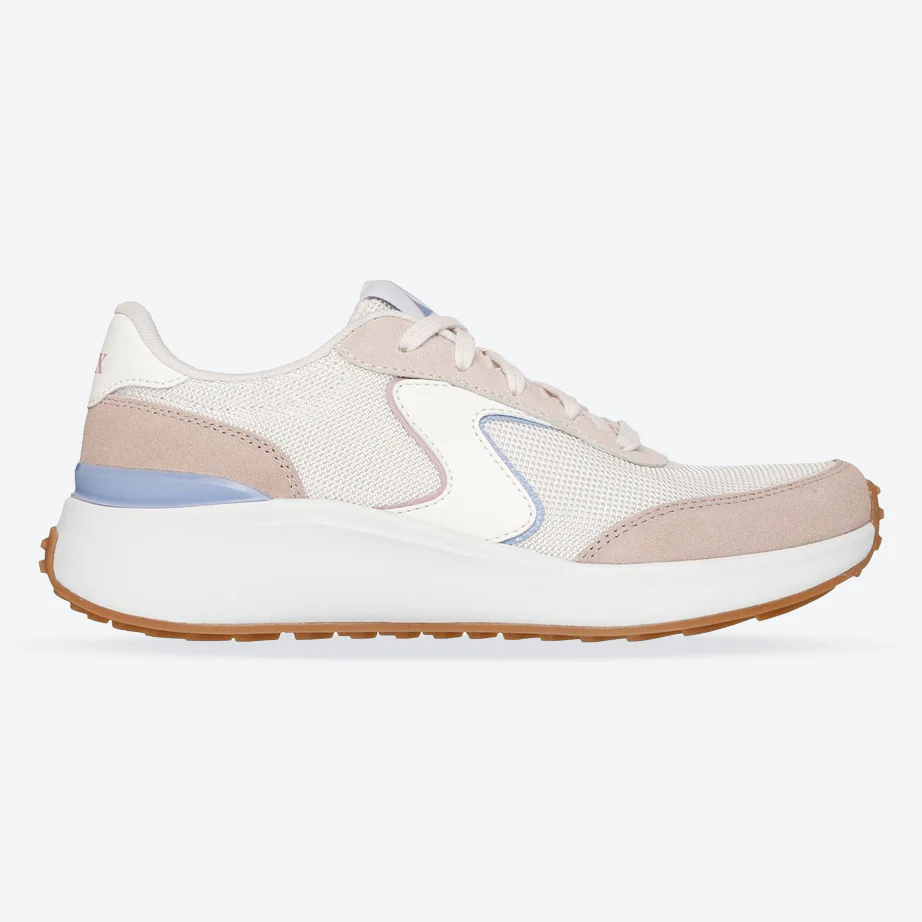 Women's Wide Fit Skechers 150600 Blvd Retro Revival Trainers