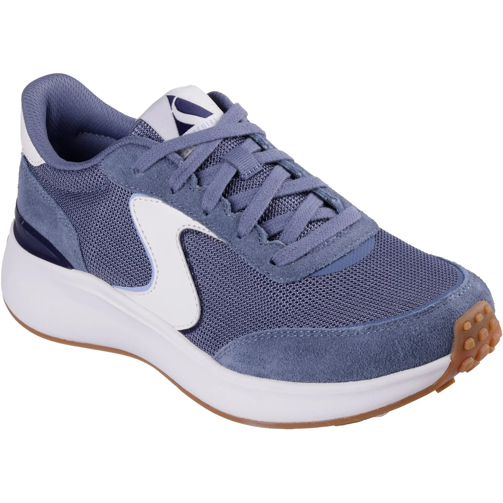 Women's Wide Fit Skechers 150600 Blvd Retro Revival Trainers - Image 8