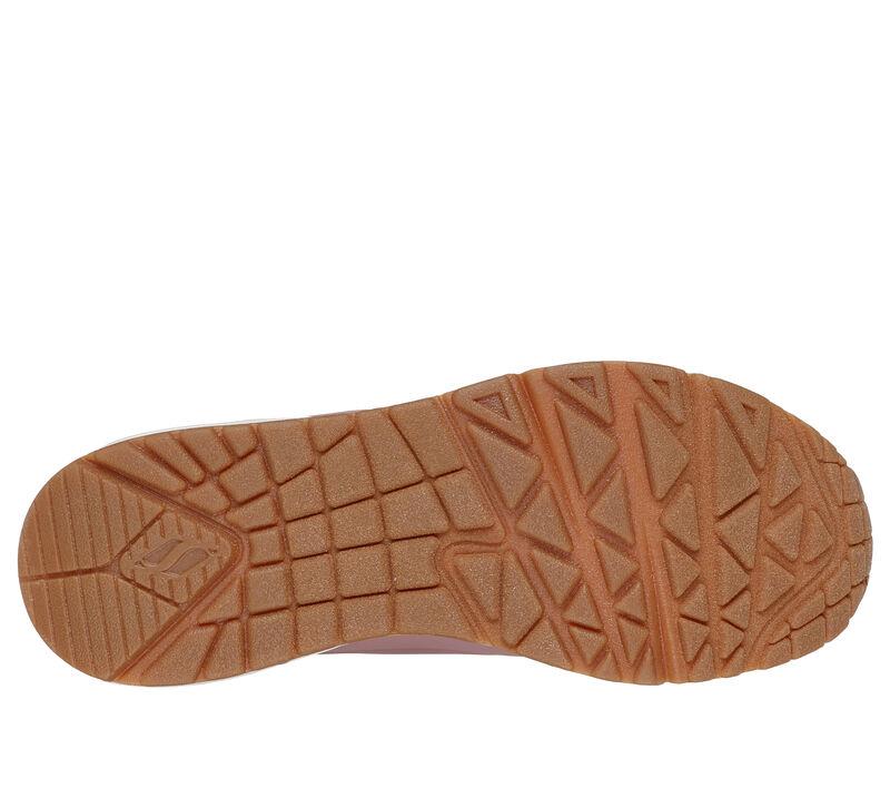 Women's Wide Fit Skechers 155196 Uno Shimmer Away Trainers - Image 6