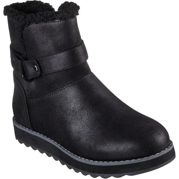 Women's Wide Fit Skechers 167615 Keepsakes 2.0 Boots - Black - Image 3