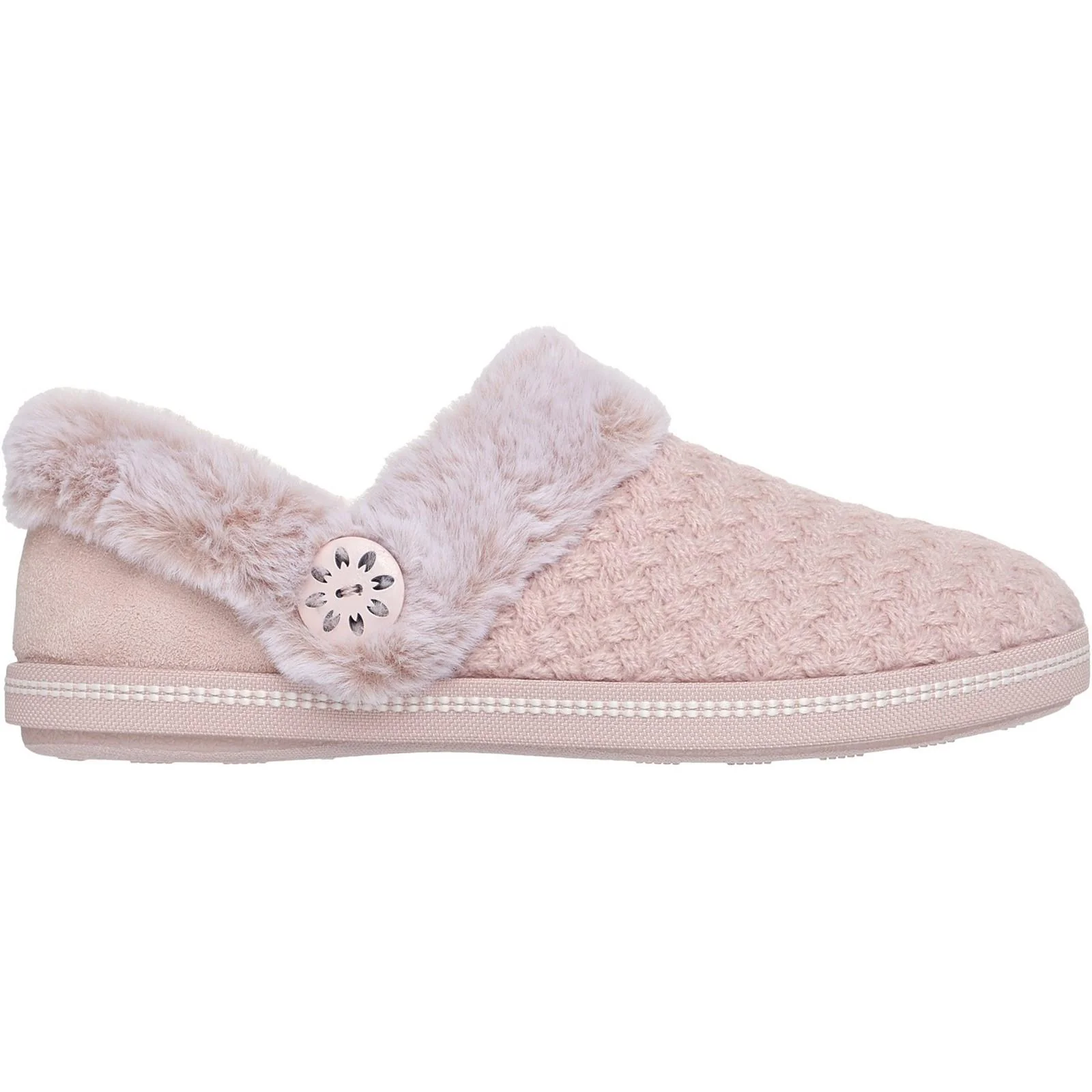 Women's Wide Fit Skechers 169041 Cozy Campfire Frosty Promise Slippers - Image 5