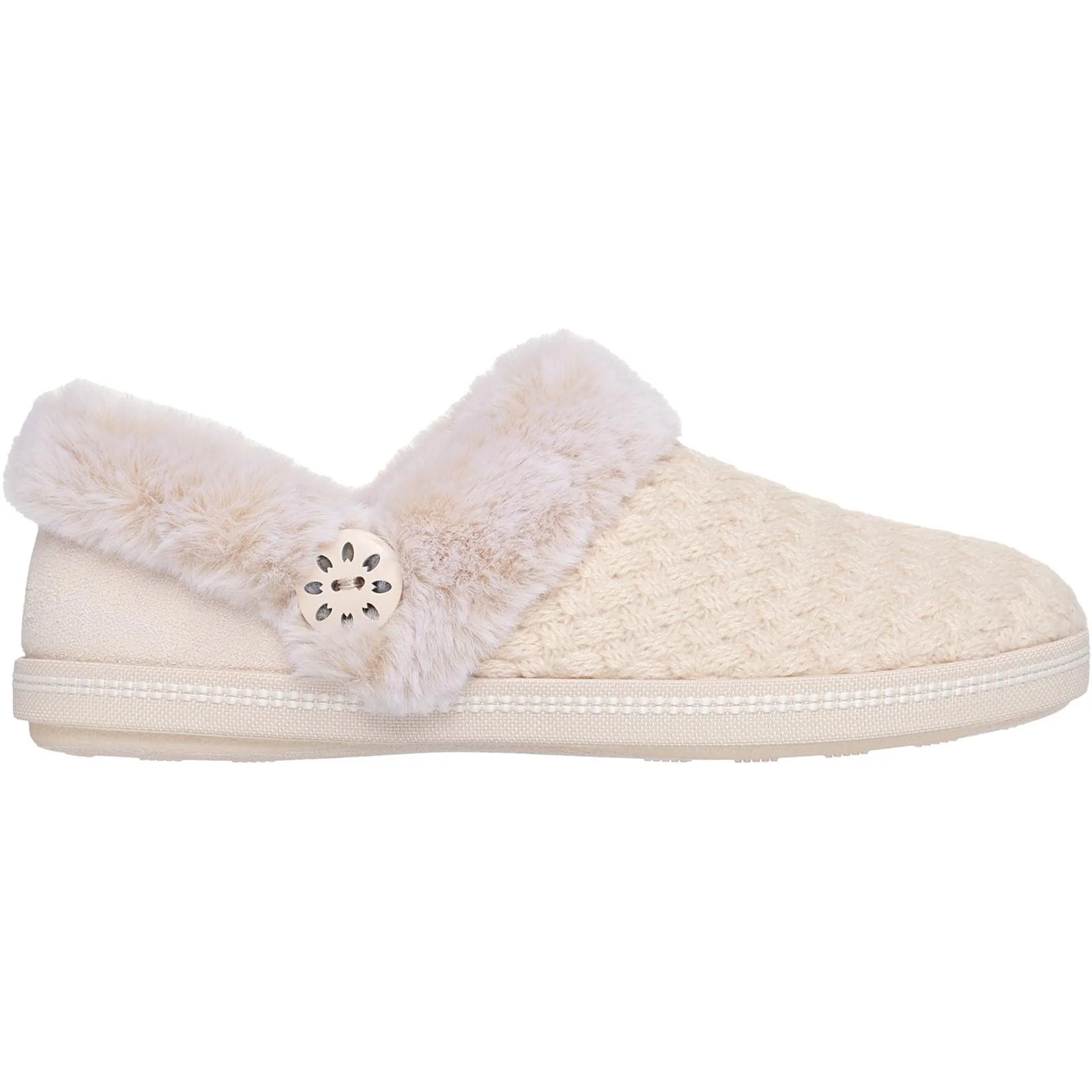 Women's Wide Fit Skechers 169041 Cozy Campfire Frosty Promise Slippers - Image 8