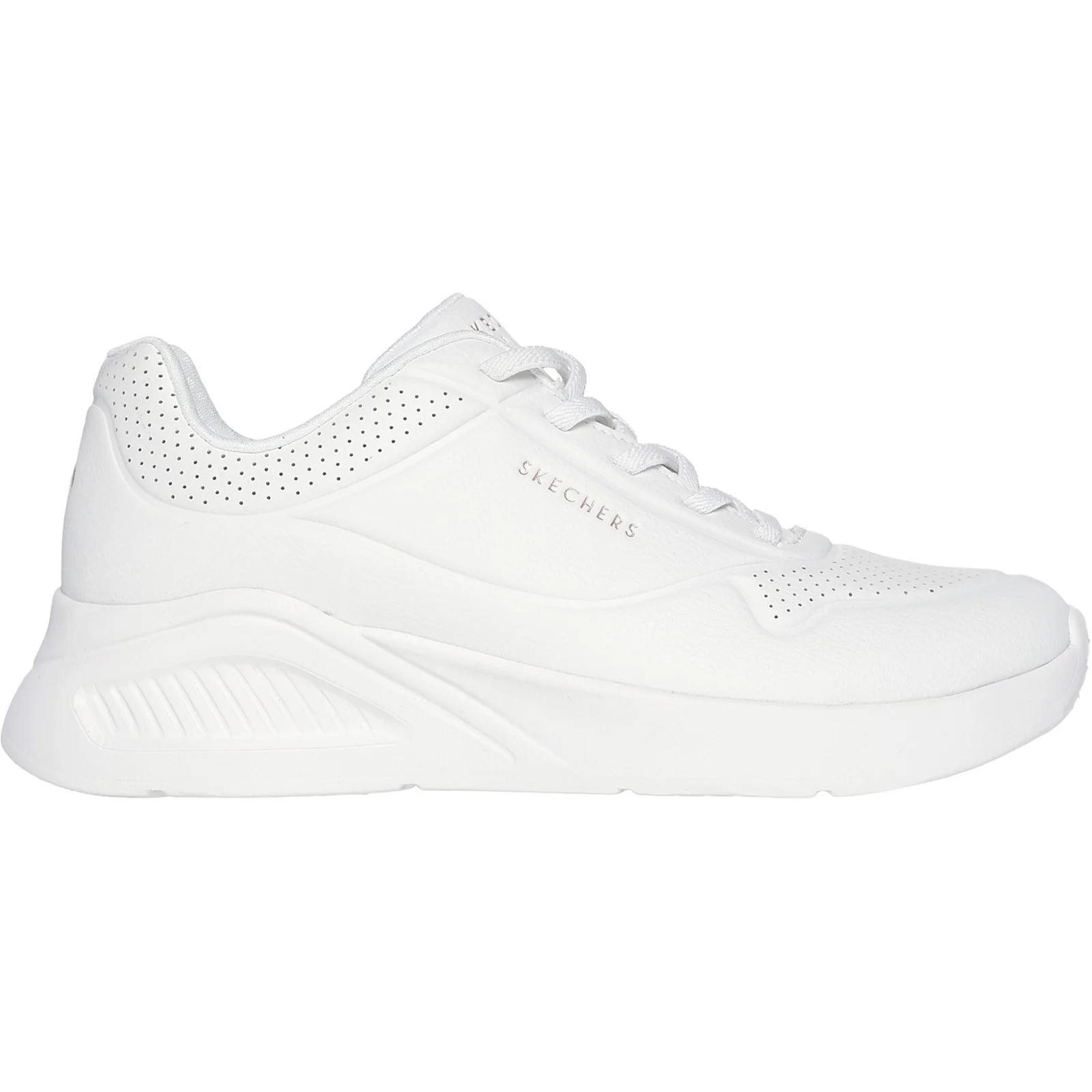 Women's Wide Fit Skechers 177289 Uno Lite Lite Work Trainers - Image 12