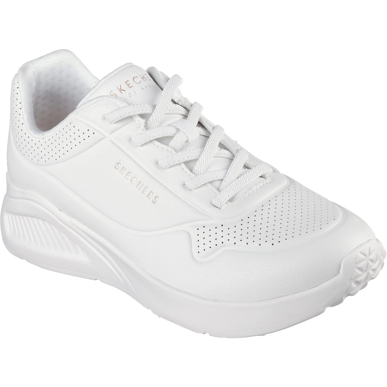 Women's Wide Fit Skechers 177289 Uno Lite Lite Work Trainers - Image 13