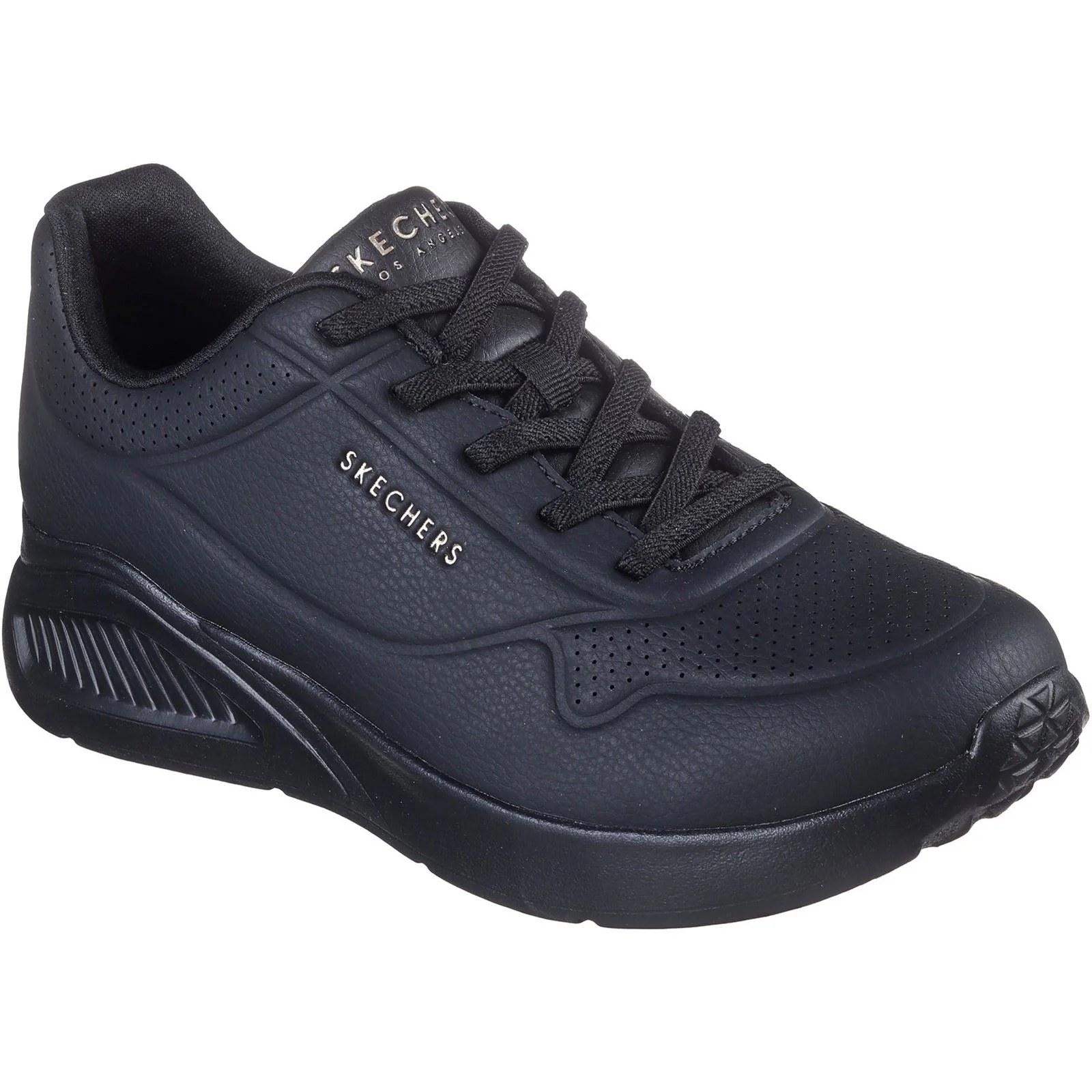 Women's Wide Fit Skechers 177289 Uno Lite Lite Work Trainers - Image 3