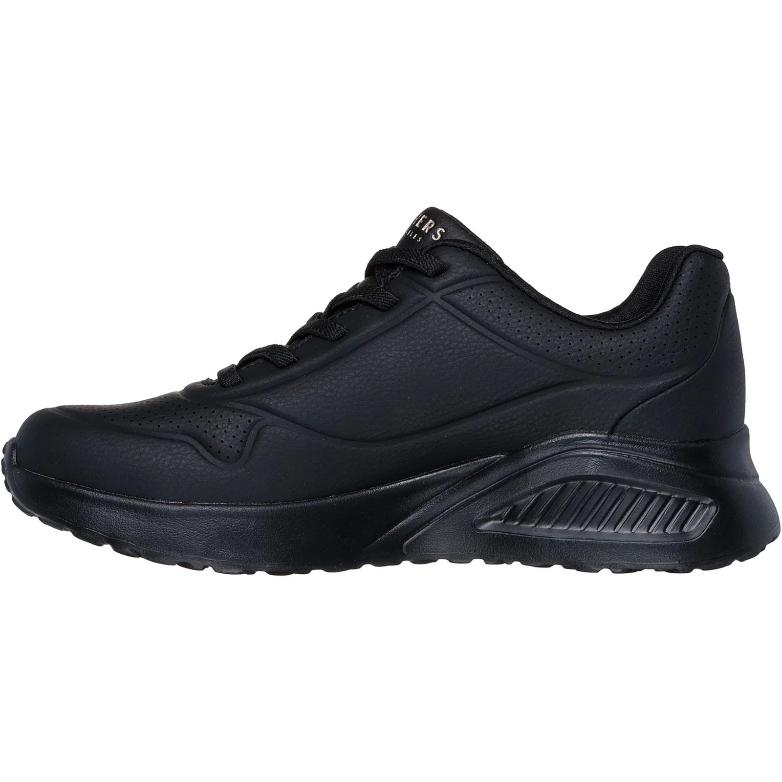Women's Wide Fit Skechers 177289 Uno Lite Lite Work Trainers - Image 4