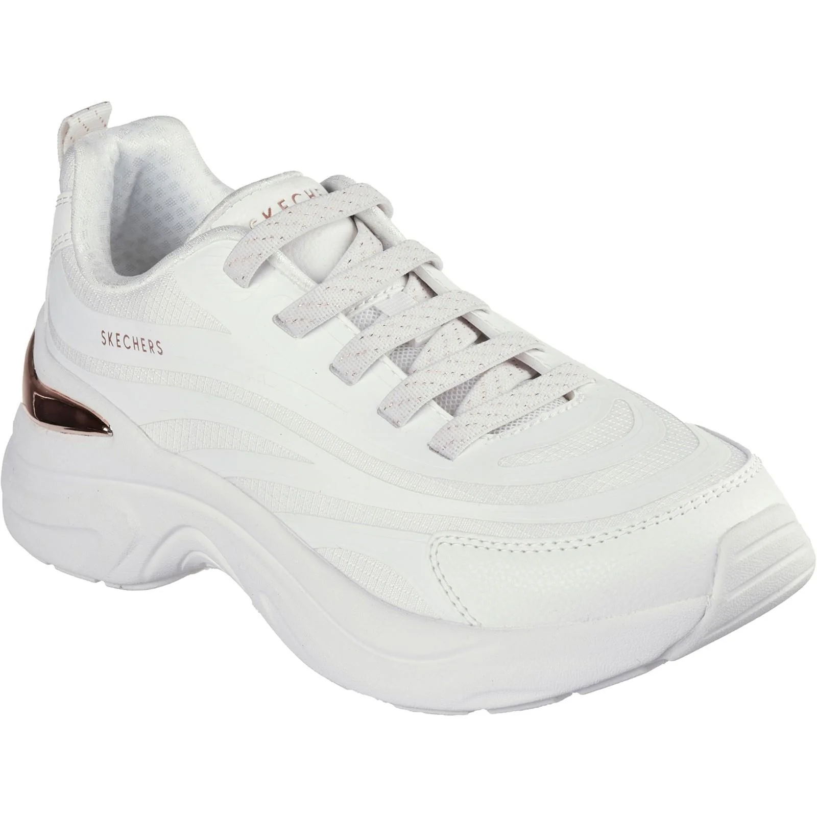 Women's Wide Fit Skechers 177575 Hazel Step N Flow Trainers - Image 3