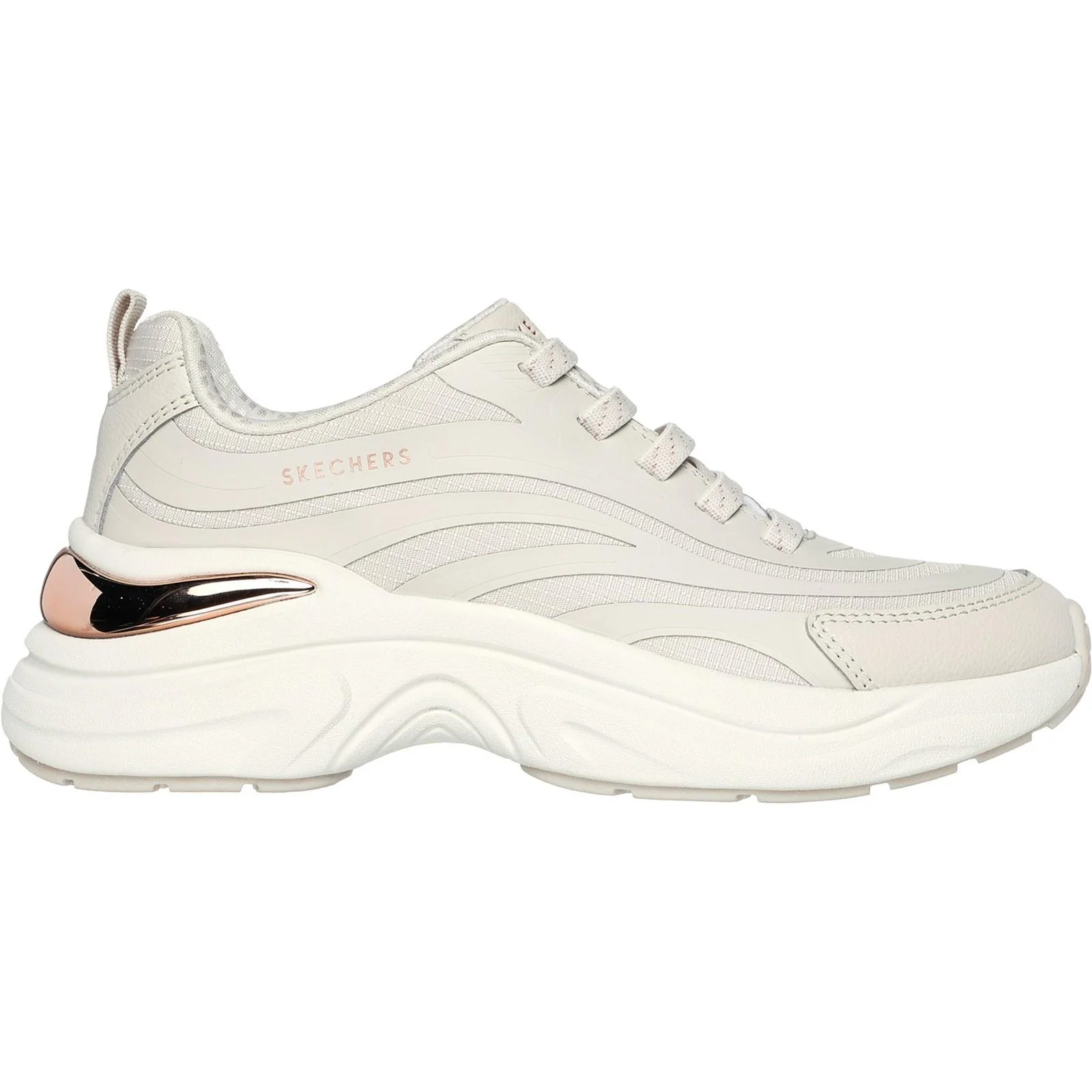 Women's Wide Fit Skechers 177575 Hazel Step N Flow Trainers - Image 8