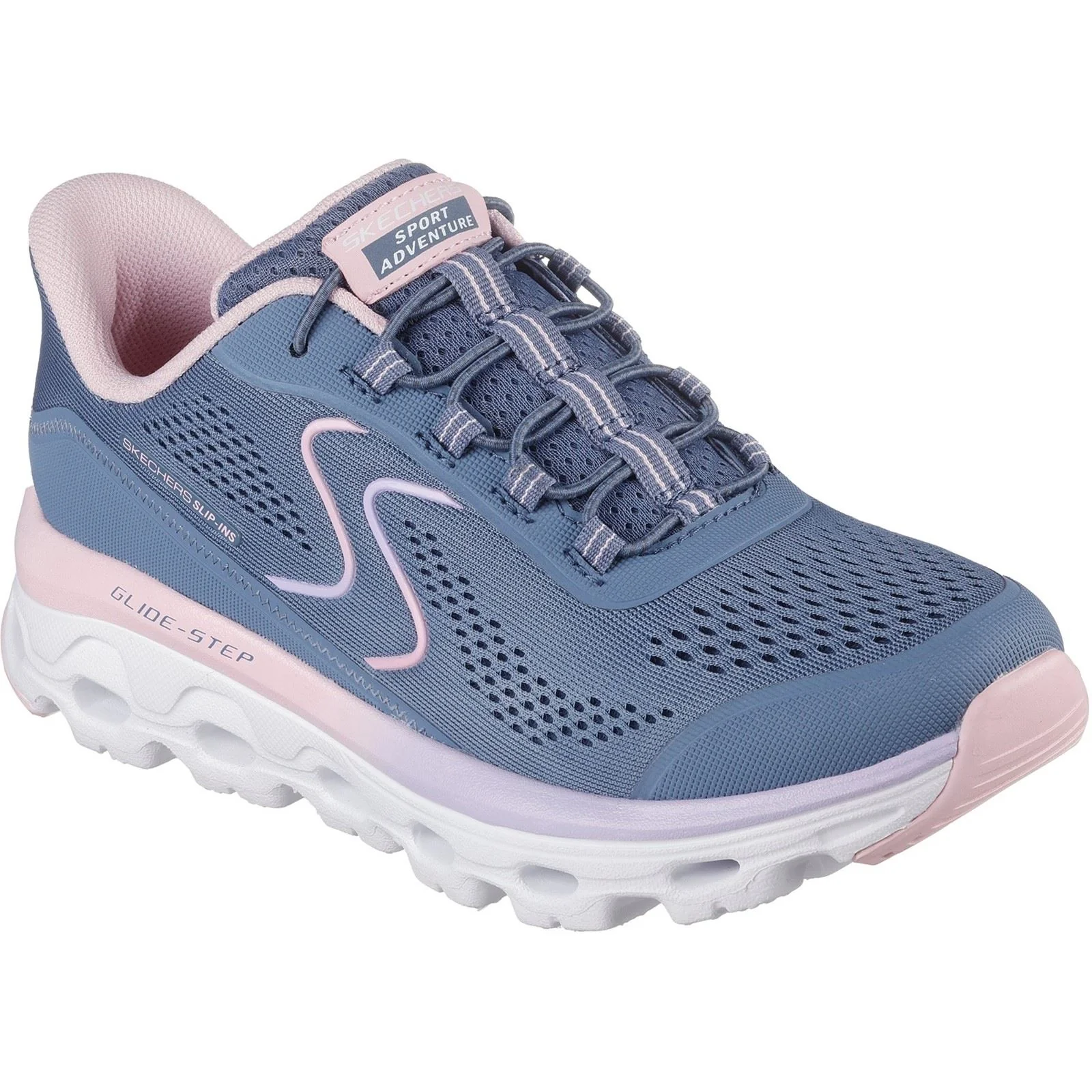 Women's Wide Fit Skechers 180272 Slip-ins Glide Step Sole Trainers - Image 3
