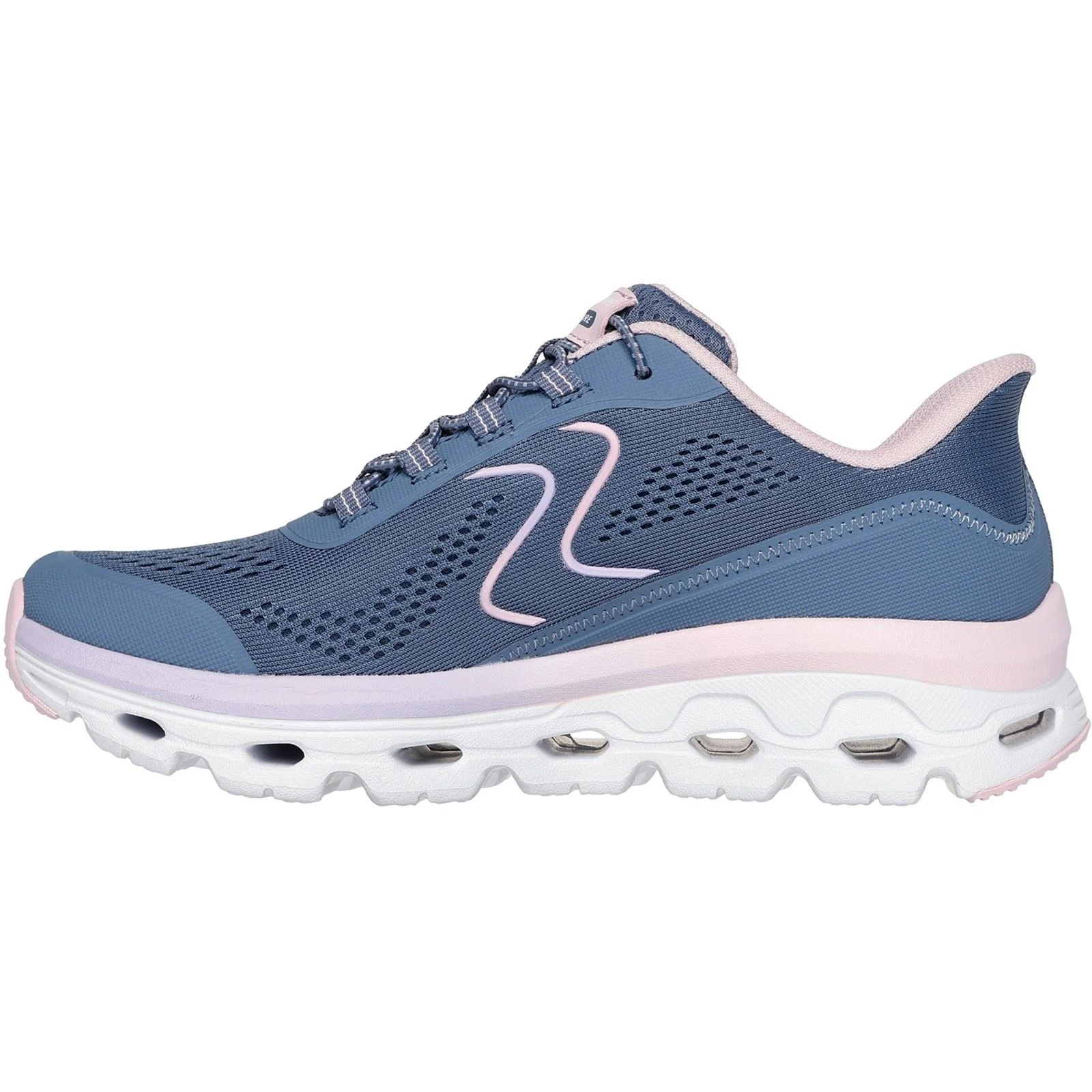Women's Wide Fit Skechers 180272 Slip-ins Glide Step Sole Trainers - Image 4