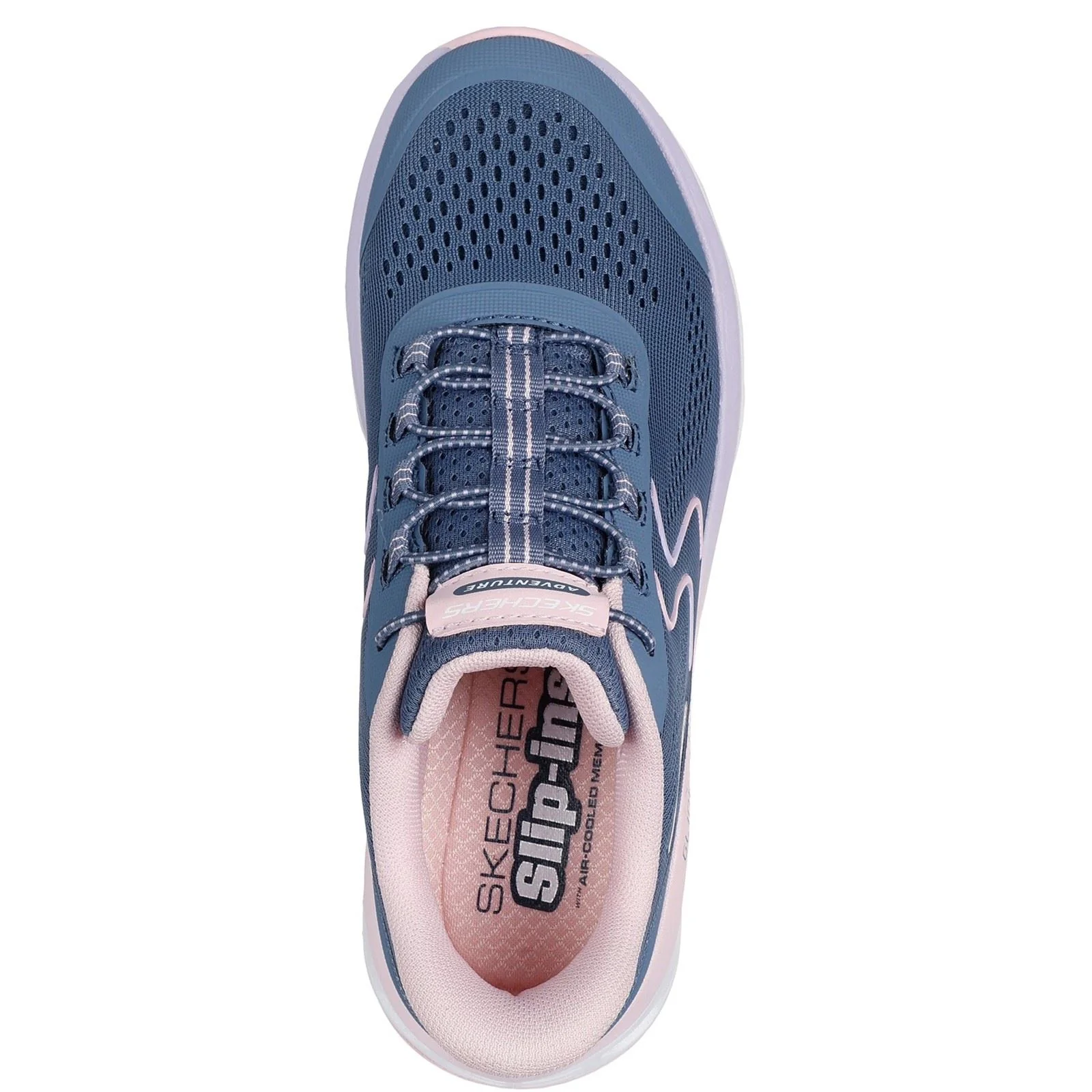 Women's Wide Fit Skechers 180272 Slip-ins Glide Step Sole Trainers - Image 5