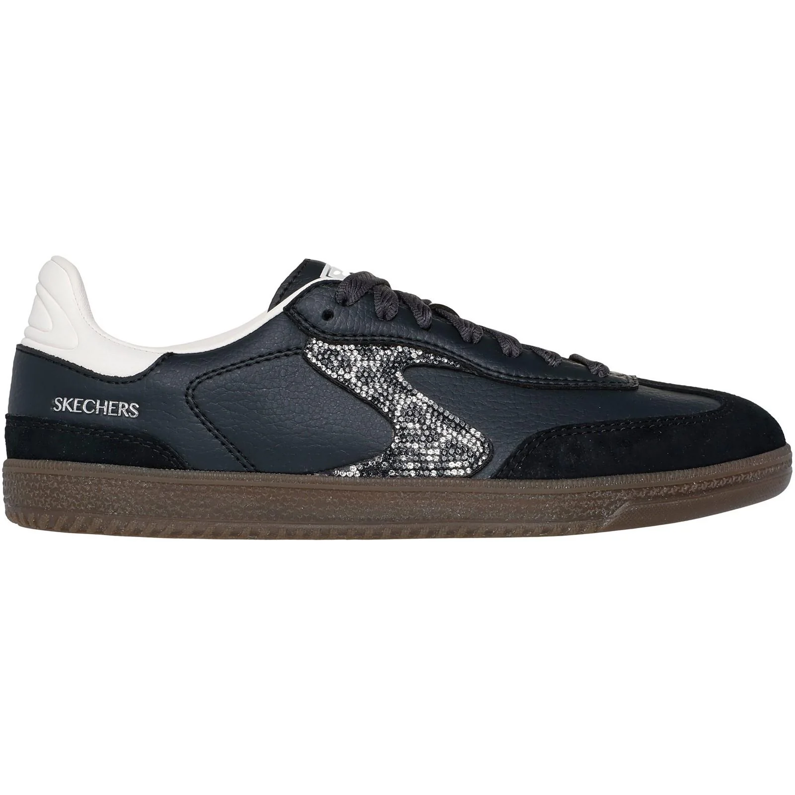 Women's Wide Fit Skechers 185239 Hotshot Shimmering Spots Trainers - Image 2