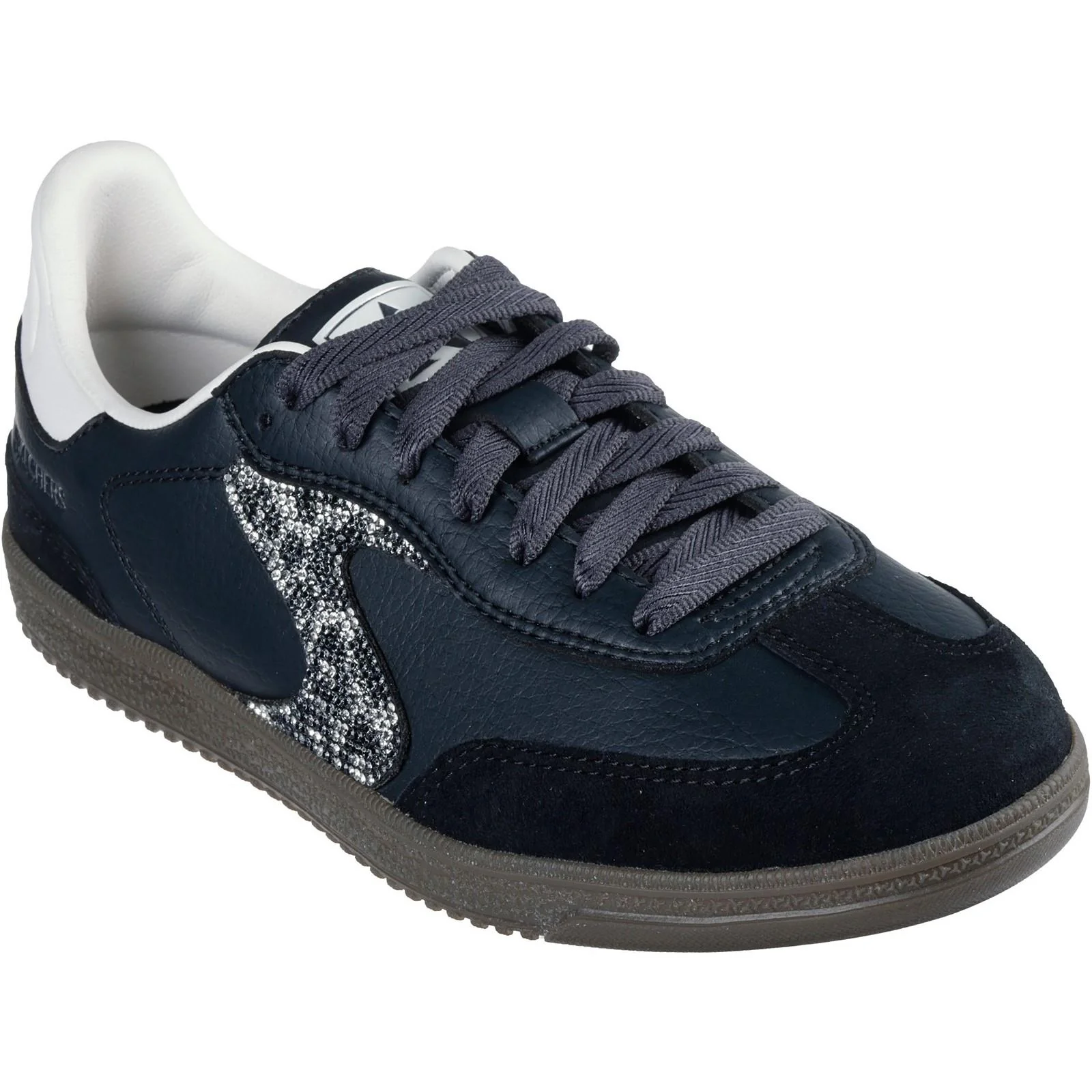 Women's Wide Fit Skechers 185239 Hotshot Shimmering Spots Trainers - Image 3