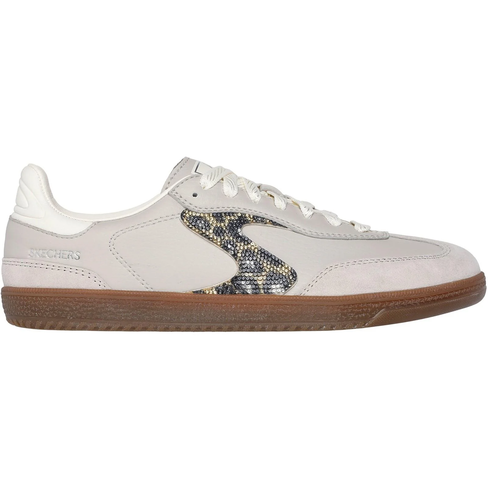 Women's Wide Fit Skechers 185239 Hotshot Shimmering Spots Trainers - Image 7