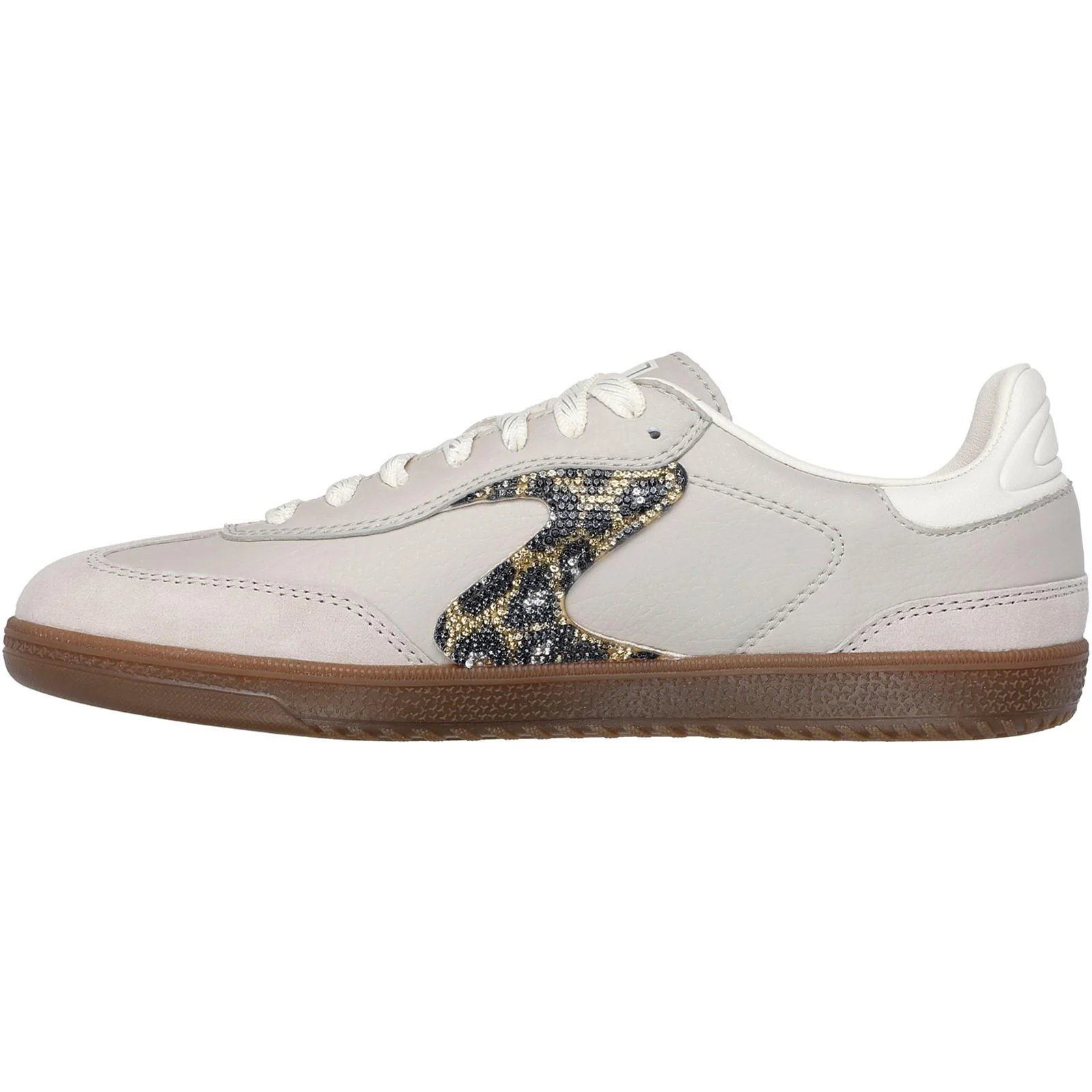 Women's Wide Fit Skechers 185239 Hotshot Shimmering Spots Trainers - Image 9