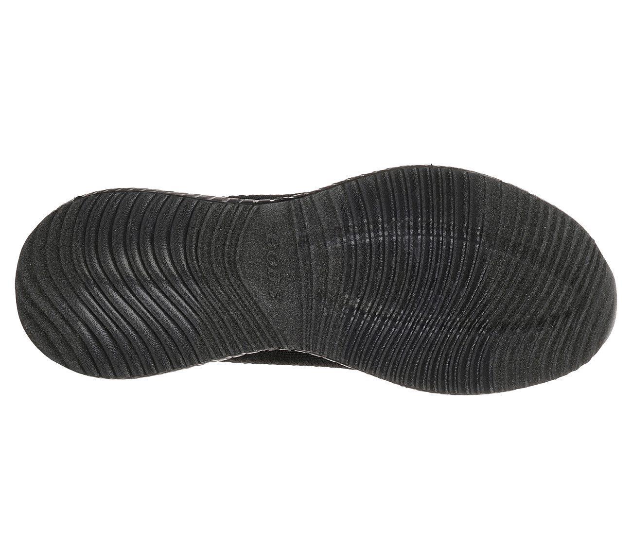 Womens Wide Fit Skechers 32504 Bobs Tough Talk Trainers - Black - Image 6