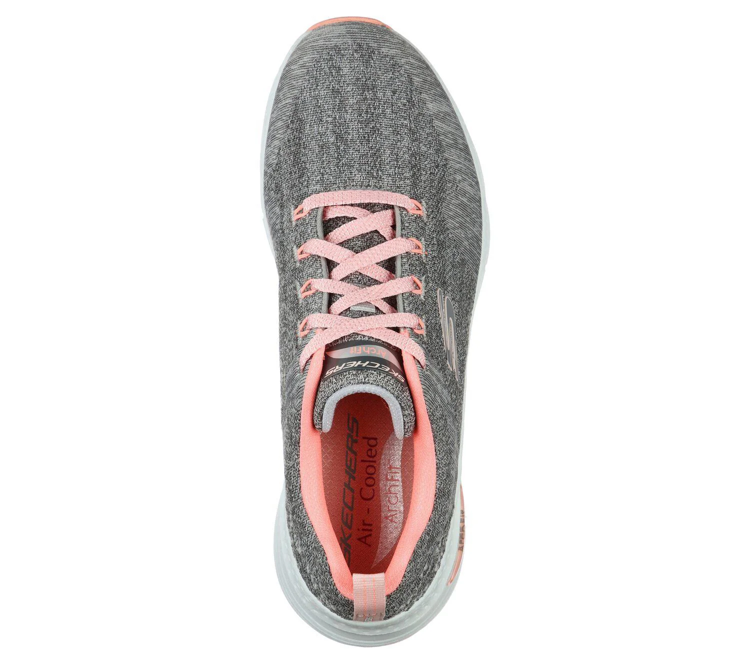 Womens Wide Fit Skechers Comfy Wave 149414 Arch Fit Trainers - Image 10