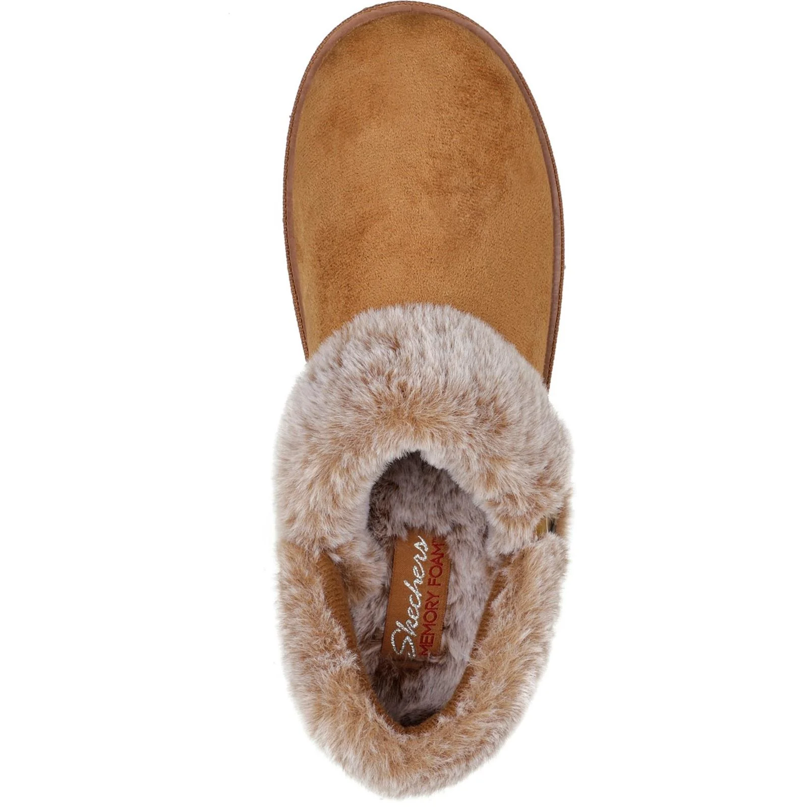 Women's Wide Fit Skechers Cozy 167219 Campfire Fresh Toast Slippers - Image 10