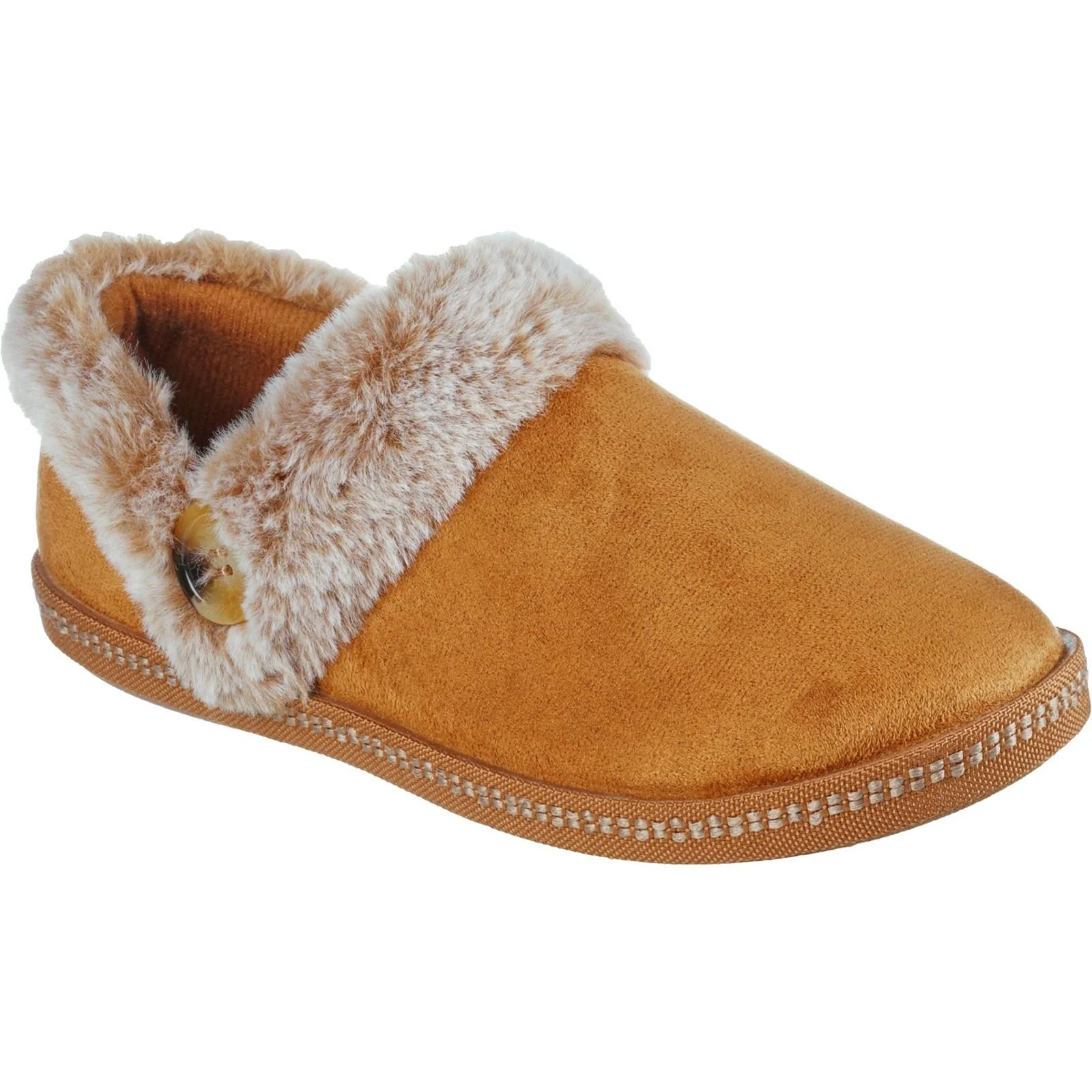 Women's Wide Fit Skechers Cozy 167219 Campfire Fresh Toast Slippers - Image 8