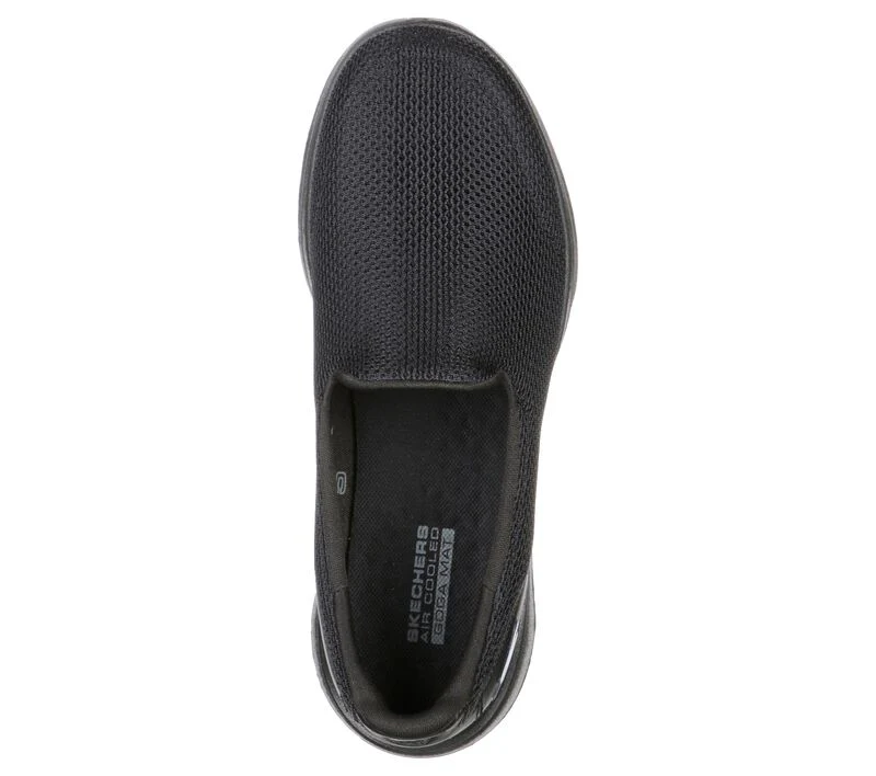 Womens Wide Fit Skechers Go Walk 5-15901 Performance Walking Slip On Trainers - Image 5