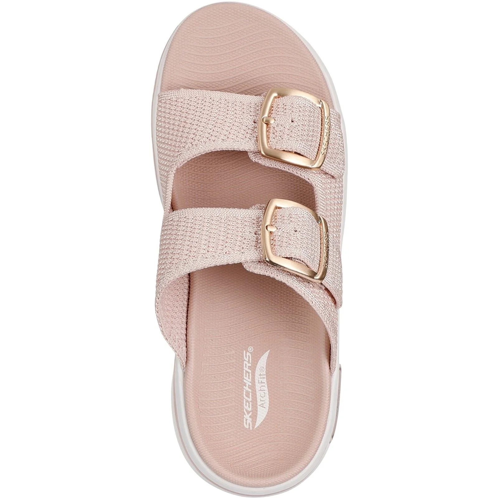 Women's Wide Fit Skechers Go Walk Arch Fit 2.0 Destined Sandals - Image 10