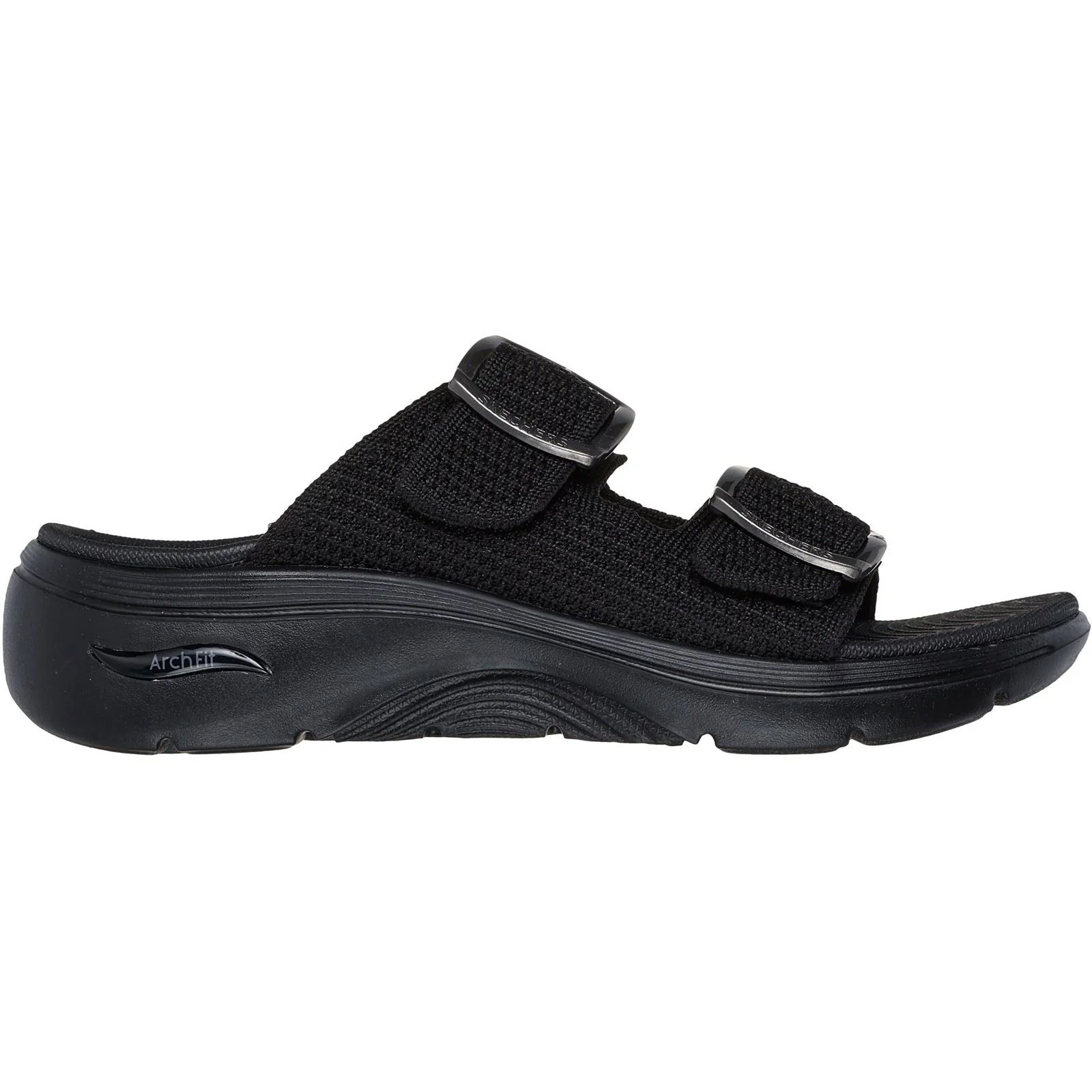 Women's Wide Fit Skechers Go Walk Arch Fit 2.0 Destined Sandals - Image 2