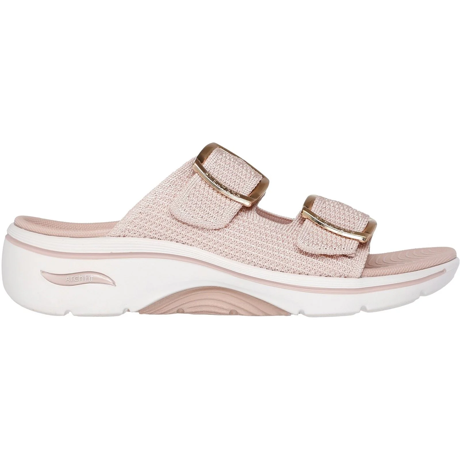 Women's Wide Fit Skechers Go Walk Arch Fit 2.0 Destined Sandals - Image 7