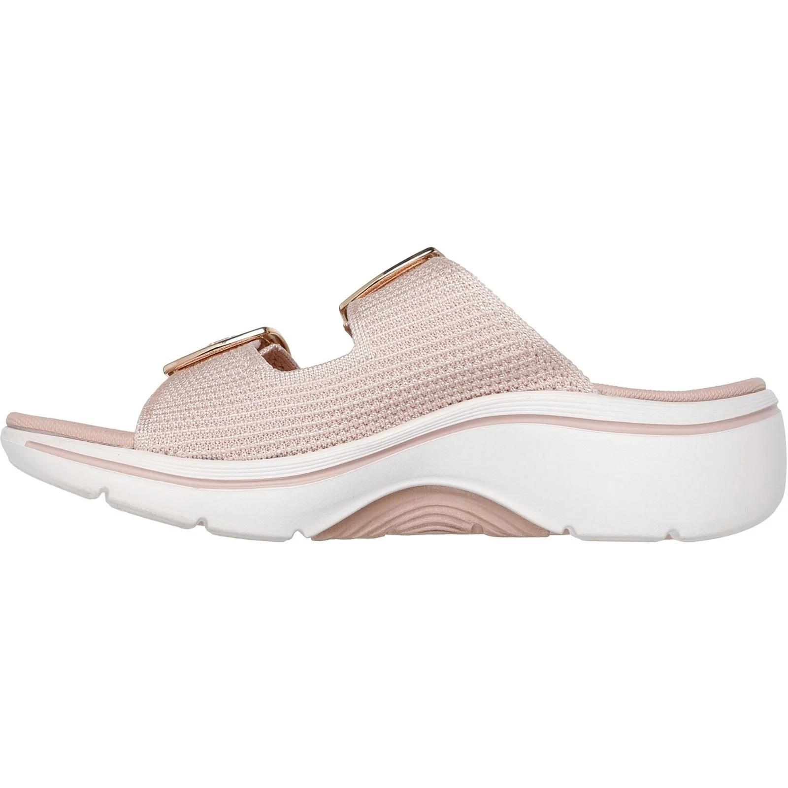 Women's Wide Fit Skechers Go Walk Arch Fit 2.0 Destined Sandals - Image 9
