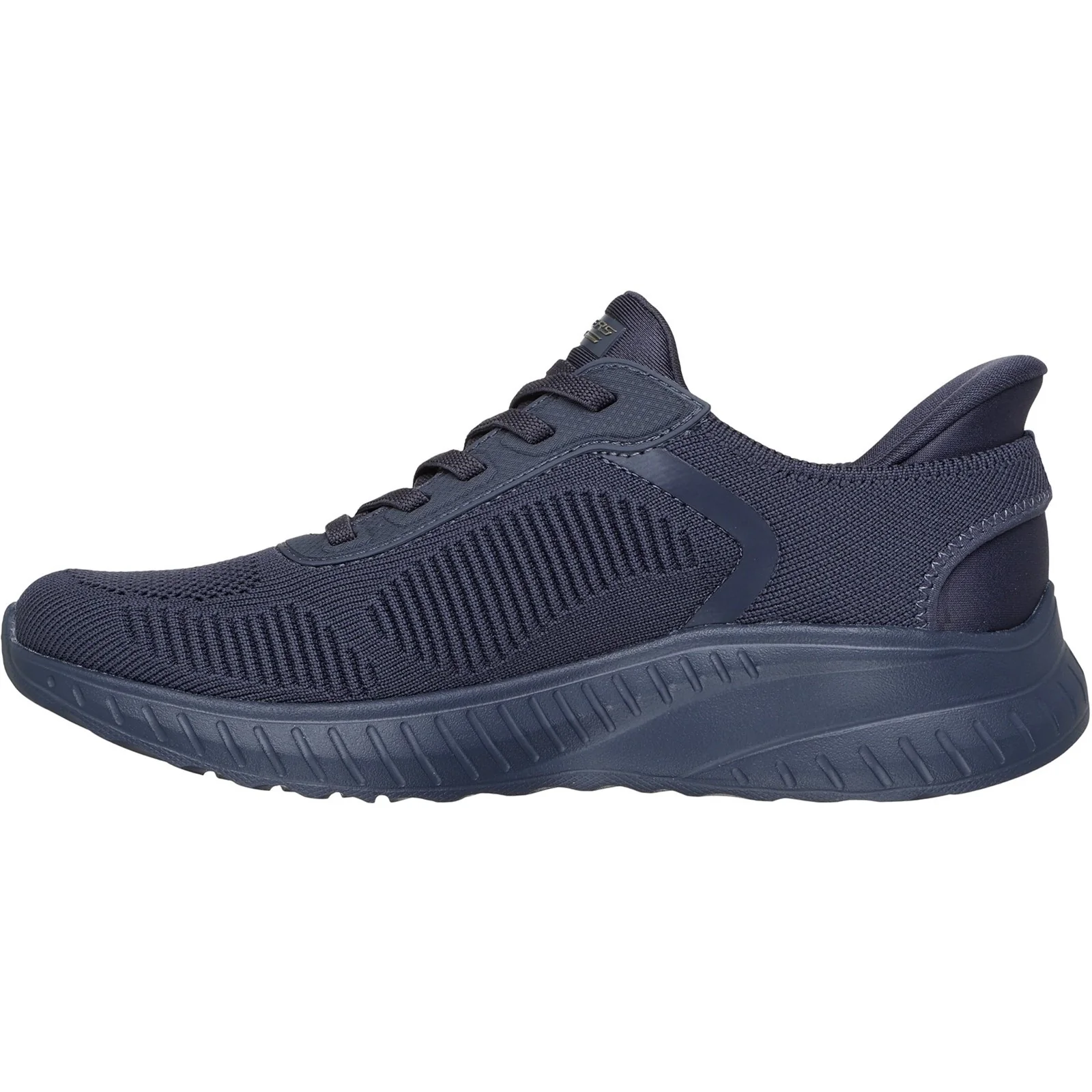 Women's Wide Fit Skechers Slip-ins 117497 Waves Bobs Sport Squad Trainers - Image 10