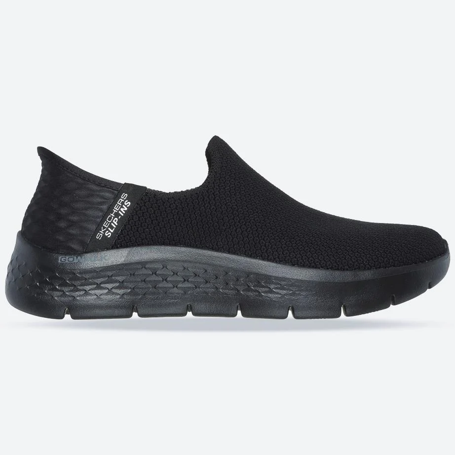 Women's Wide Fit Skechers Slip-ins 124820 Go Walk Flex Sunset Trainers