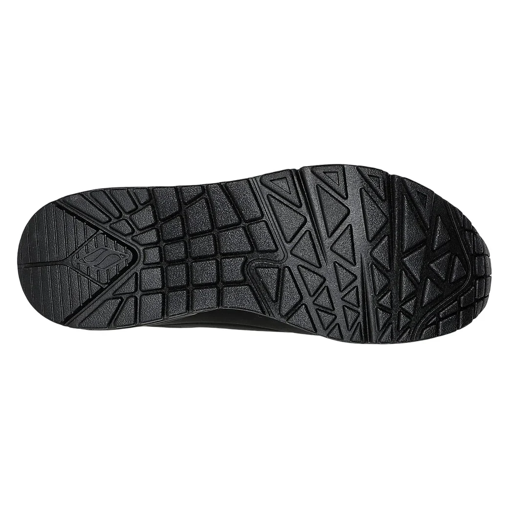 Women's Wide Fit Skechers Uno 155196 Shimmer Away Trainers - Image 17